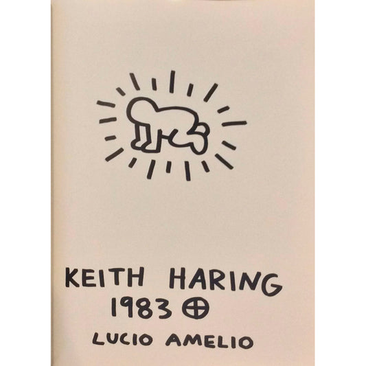 Keith Haring-Lucio Amelio, dal libro d'Artista, 1983
