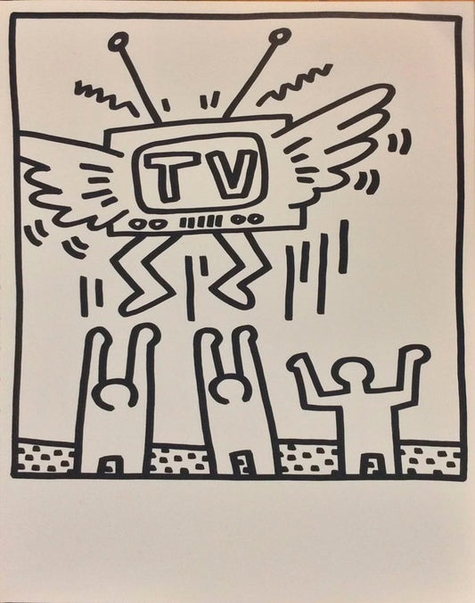 Keith Haring-Lucio Amelio, libro d'Artista, 1983