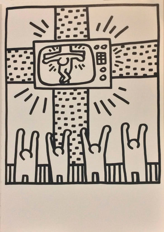 Keith Haring-Lucio Amelio, libro d'Artista, 1983