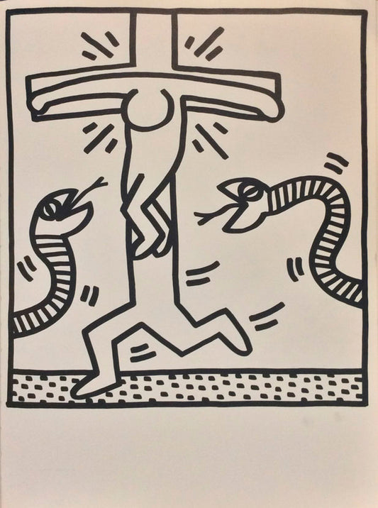 Keith Haring-Lucio Amelio, libro d'Artista, 1983