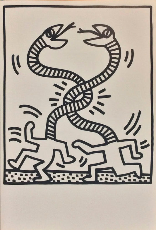 Keith Haring-Lucio Amelio, libro d'Artista, 1983
