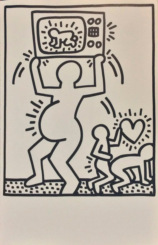 Keith Haring-Lucio Amelio, libro d'Artista, 1983