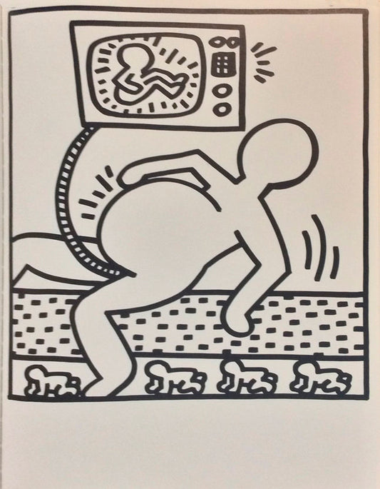 Keith Haring-Lucio Amelio, libro d'Artista, 1983