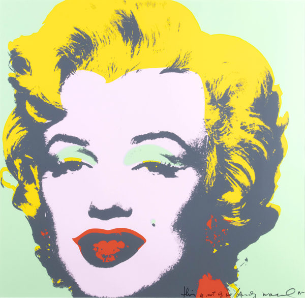 Warhol, Marilyn "This is not by me" 1985