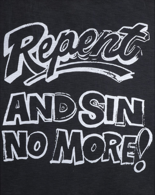 Warhol, Repent and Sin No More! (nera)