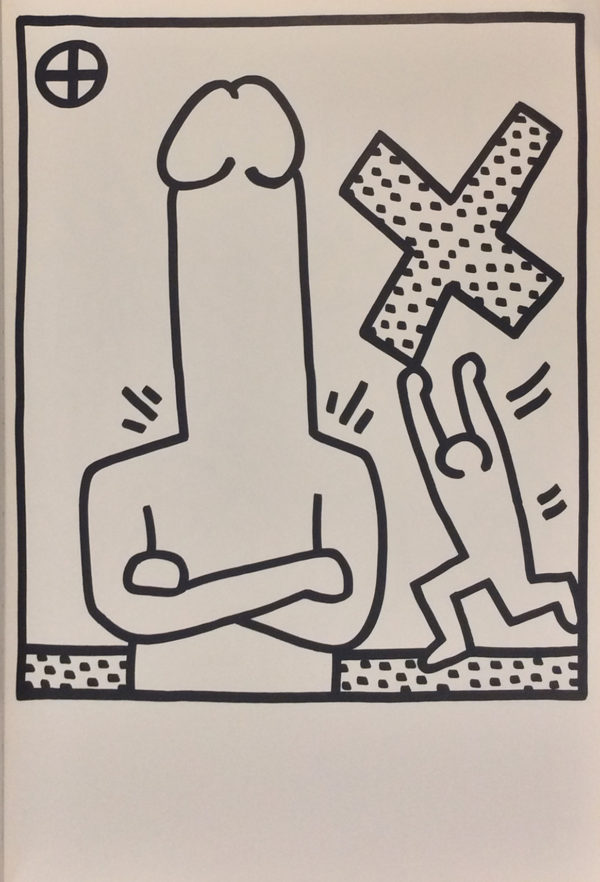 Keith Haring - Lucio Amelio - dal Libro d’Artista