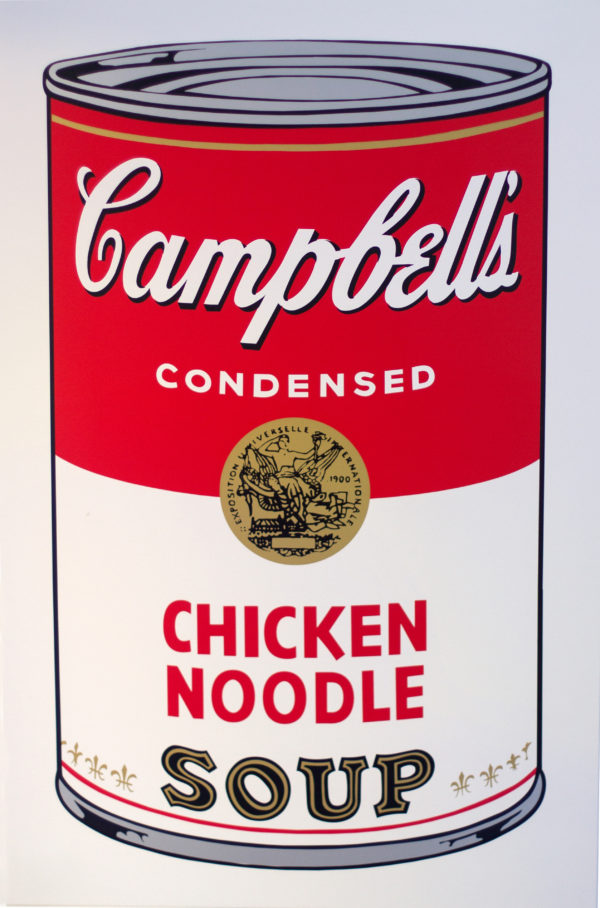 Warhol, Chicke Noodle Campbell's Soup I
