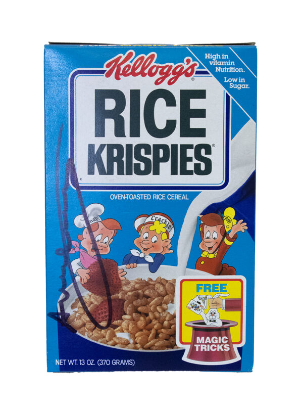 Warhol, Kellogg’s Rice Krispies box - front