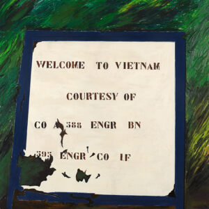 Franco Angeli Welcome to Vietnam 1970 160x160cm