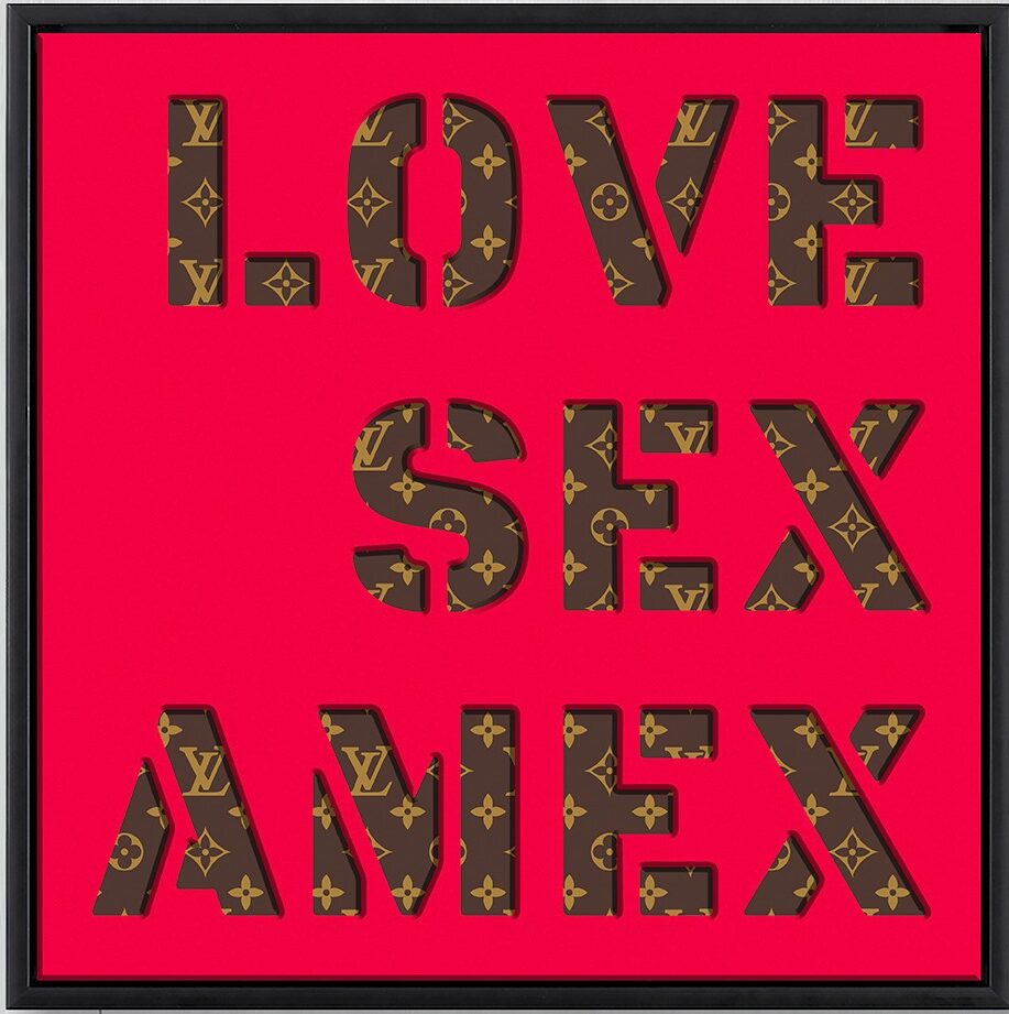 Marco Bettini - Words - Love Sex Amex, 2021 - restelliartco.