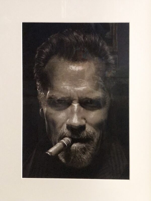 White, Arnold Schwarzenegger